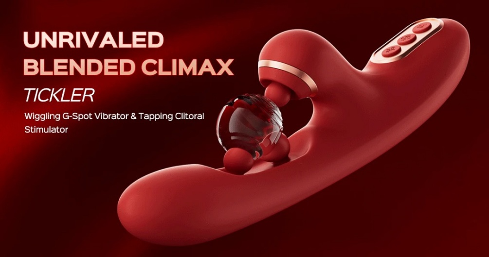 TICKLER stands out thanks to its ingenious twin ball design.... Honey Play Box - Tickler Wiggling G-Spot Vibrator - Black photo-7