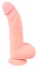 Medical Silicone - Curved Dildo w Balls 20cm photo