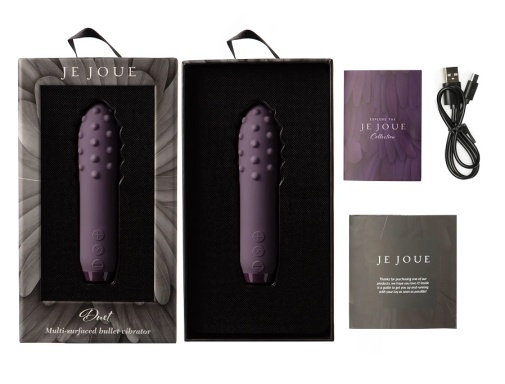 Je Joue - Duet 凸點子彈震動器 - 紫色 照片