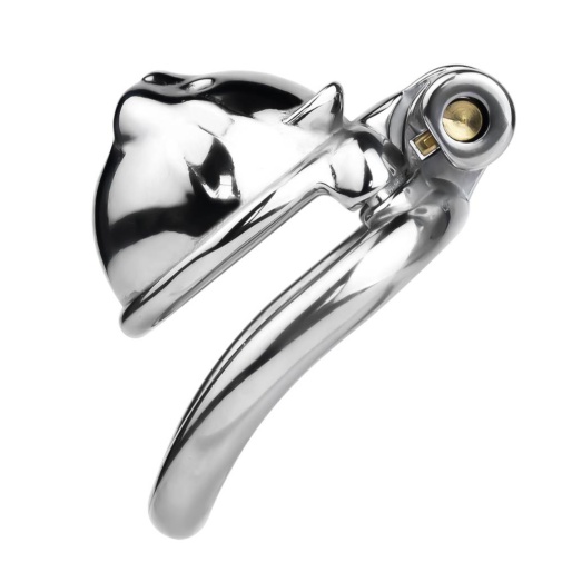 FAAK - Cat Chastity Cage - Silver photo