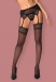 Obsessive - Shibu 蕾絲絲襪 - 黑色 - L/XL 照片-4