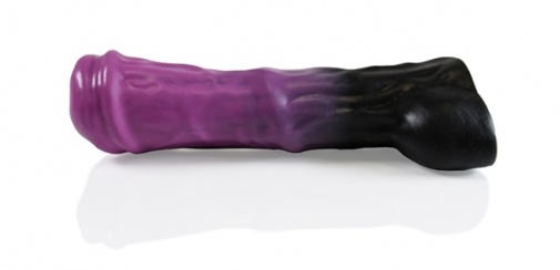 HellHound - Trojan Dildo - Black Purple - S photo