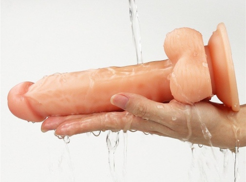 Lovetoy - 8" The Ultra Soft Dude Long - Flesh photo
