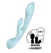 Satisfyer - 三重刺激兔子震動棒 - 淺藍色 照片-2
