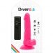 Diversia - Flexible Vibro Dildo 18cm - Pink photo-8