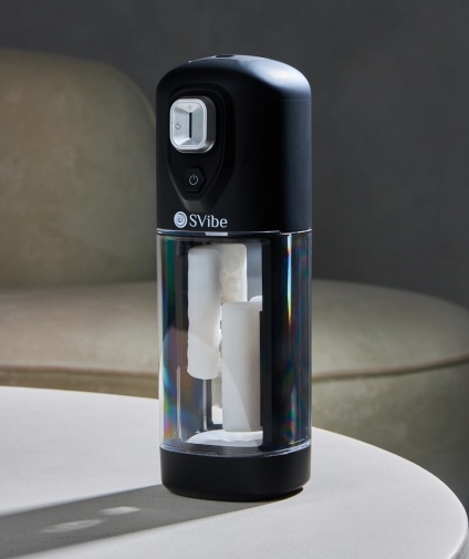 SVibe - Ikon Volt 加熱摩擦震動自慰器 - 黑色 照片