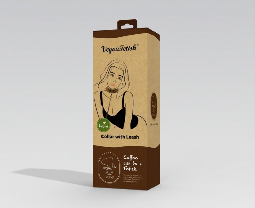 Vegan Fetish - Cafe Collar - Brown photo