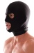 Fetish Fantasy - Spandex 3-Hole Hood - Black photo-2