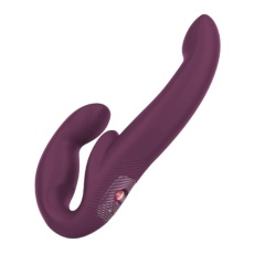Fun Factory - Share Vibe Pro 無帶穿戴式震動陽具 - 酒紅色 照片