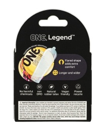 One Condoms - 傳奇加大碼避孕套 3件裝 照片