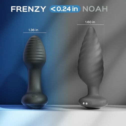 Honey Play Box - Frenzy 感應式 App 智能遙控旋轉電動後庭塞 - 黑色 照片