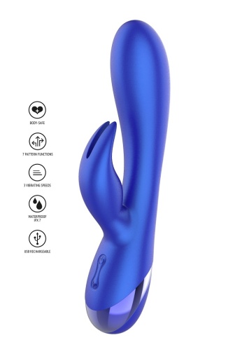 Xocoon - Everlasting Love Rabbit Vibrator - Blue photo