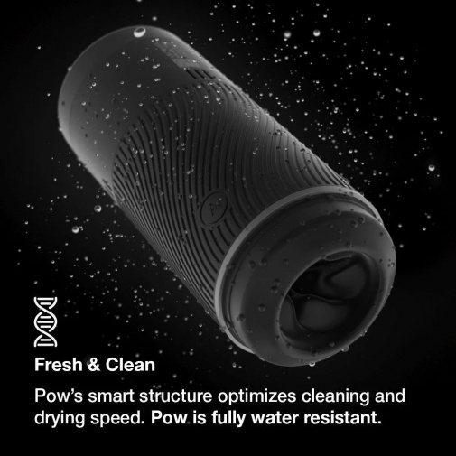 Arcwave - Pow Shake IT Up 真空吸啜感手動自慰器 - 黑色 照片