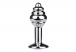 MT - Mini Ribbed Anal Plug - Blue photo-3
