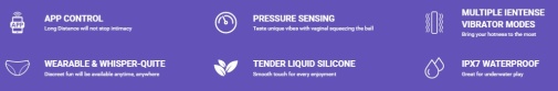 Honey Play Box - Trill Sensing Ball App Dual Vibrator - Purple photo