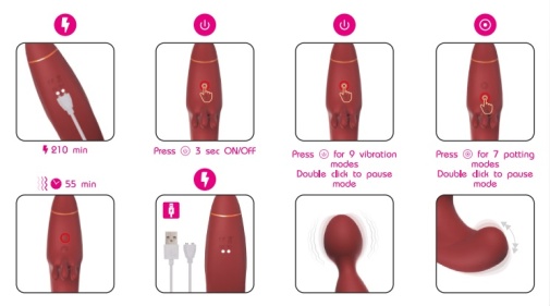Adrien Lastic - Fusion Triple Vibrator - Rose photo