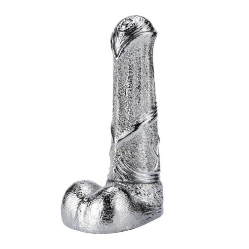 MT - Metal G-Spot Dildo - Silver photo
