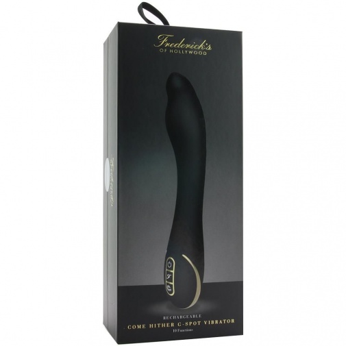 FOH - Rechargeable Come Hither G-Spot Vibrator - Black photo