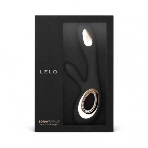 Lelo - Soraya Wave G點&陰蒂兔仔按摩棒 - 黑色 照片