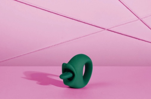 Loveline - Licking Vibro Clit Stimulator - Green photo