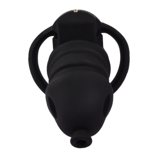 FAAK - Long Resin Chastity Cage - Black photo