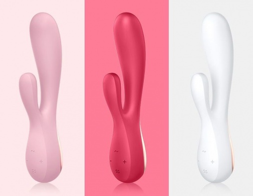Satisfyer - Mono Flex 兔子按摩棒 - 红色 照片