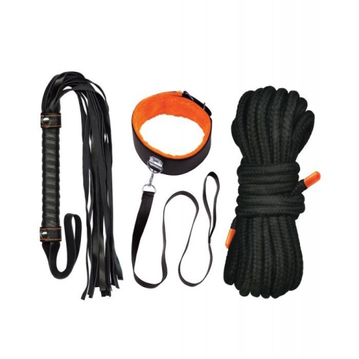 Icon Brands - 50 Lashes Slave Bondage Kit #3 - Black photo