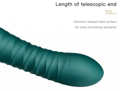Zalo - King APP Thrusting Vibrator - Obsidian Black photo
