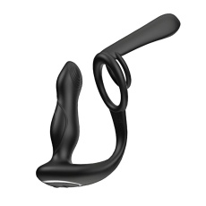 Nasstoys - Encancer Prostate Massager w Cock Ring - Black photo