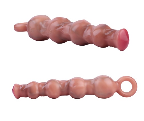 FAAK - Desire Vibro Anal Beads - Flesh photo