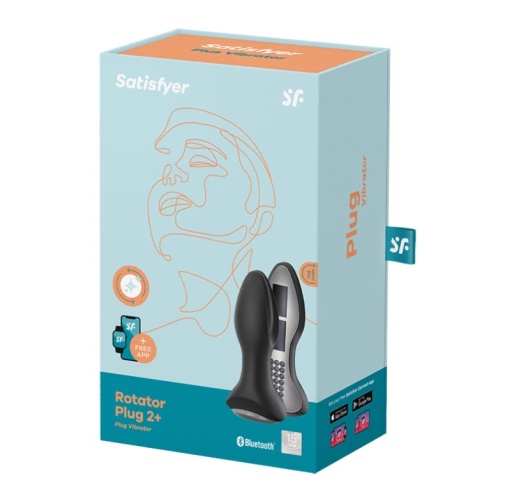 Satisfyer - Rotator Vibro Plug 2 Plus - Black photo