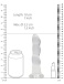 RealRock - 7" 波浪型非真實假陽具 - 透明 照片-4