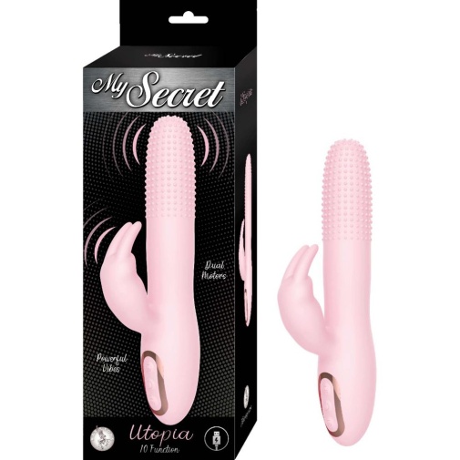 Nasstoys - Utopia Rabbit Vibrator - Pink photo