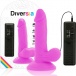 Diversia - Flexible Vibro Dildo 17cm - Purple photo-7