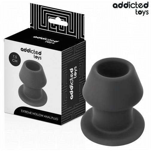 Addicted Toys - Extreme 空心后庭塞 细码 - 黑色 照片