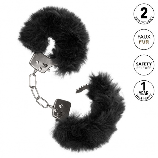 CEN - Ultra Fluffy Furry Cuffs - Black photo
