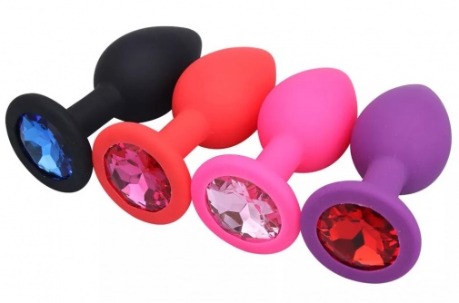 MT - Silicone Anal Plug 72x28mm - Purple photo