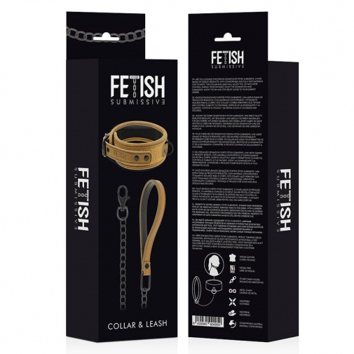 Fetish Submissive - Collar w Leash - Skin photo