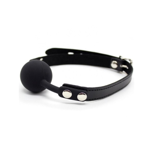 Secret Play - Silicone Ball Gag - Black photo