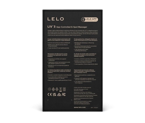 Lelo - Liv 3 優質G點震動棒 可連應用程式 - 深玫瑰色 照片