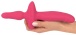 Couple Choise - 2in1 Vibrator w Butt Plug - Pink photo-6