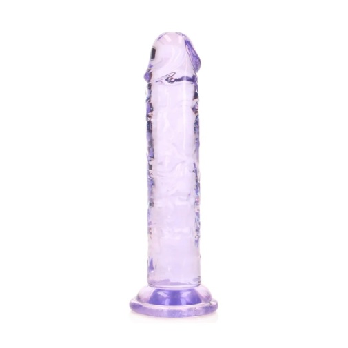 RealRock - 6" 直身仿真假陽具 - 紫色 照片