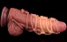 Lovetoy - 9.5" 綁繩索紋雙層仿真陽具 照片-6