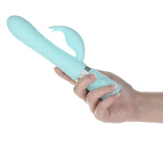 Pillow Talk - Lively Rabbit Vibrator – Teal photo