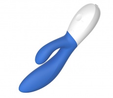 Lelo - Ina Wave 2 Rabbit Vibrator - Blue photo