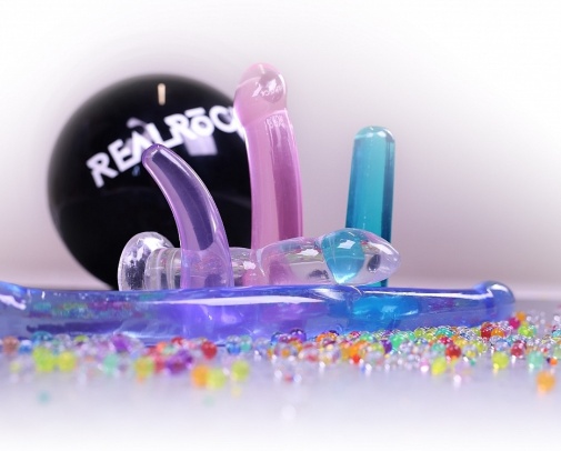 RealRock - 17" 雙頭假陽具 - 綠色 照片