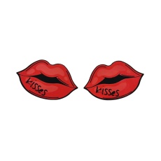 NPG - Kiss Me Nipple Covers - Red photo