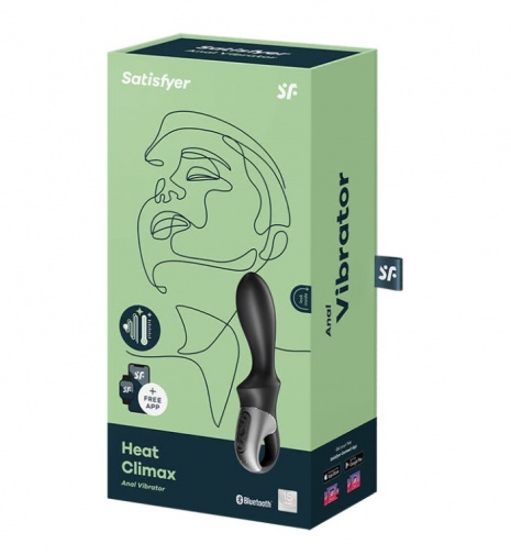 Satisfyer - Heat Climax 热感后庭震动棒 - 黑色 照片