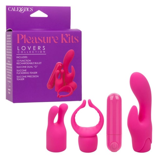 CEN - Lovers Pleasure 粉紅震動器情趣套裝 - 粉紅色 照片
