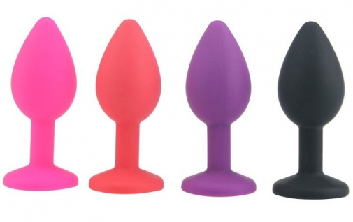 MT - Silicone Anal Plug 72x28mm - Purple photo